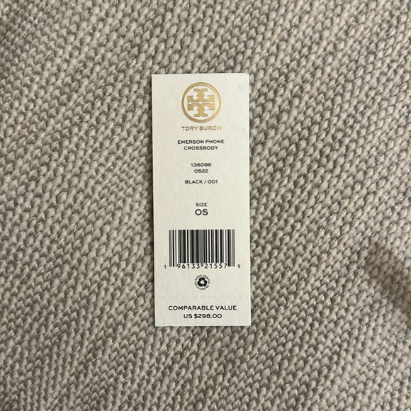 NWT Tory Burch Emerson Leather Phone Crossbody Bag - Picture 6 of 6